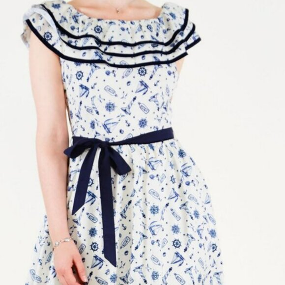 Voodoo Vixen Nautical  Dress - Picture 1 of 5